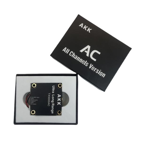 ドローン部品 AKK TX5000AC 5W 5.8GHz FPV VTX 96CH レーシングビデオトランスミッター 5.8G FPV レーシング RC クワッドコプター用 48g 重量