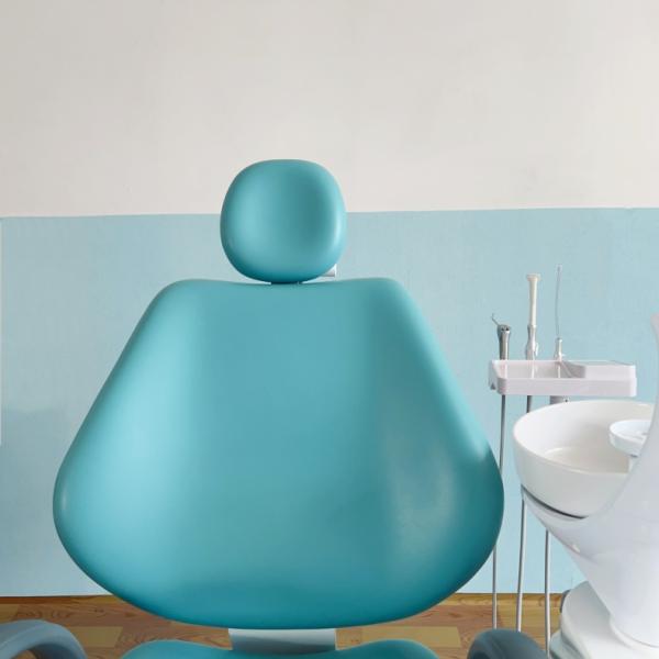 Экономичный дизайн ПУ кожаный стоматологический стул с установкой операционной поддоны