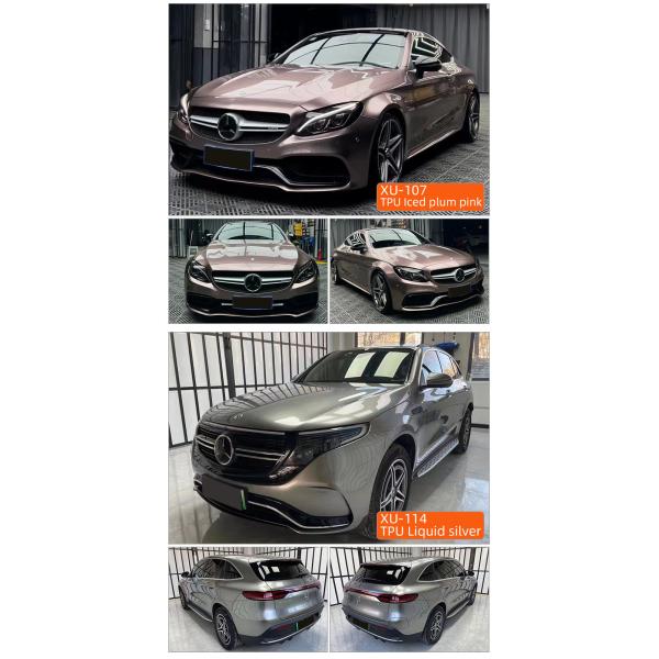 TPU White green 1.52m*15m green orange grey heat self-healing tpu PPF color change ppf auto anti scratch car paint surface protection film