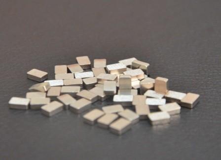 Trimetal Silver Alloy Contacts AgCuFe Silver Plated Copper Button Contact