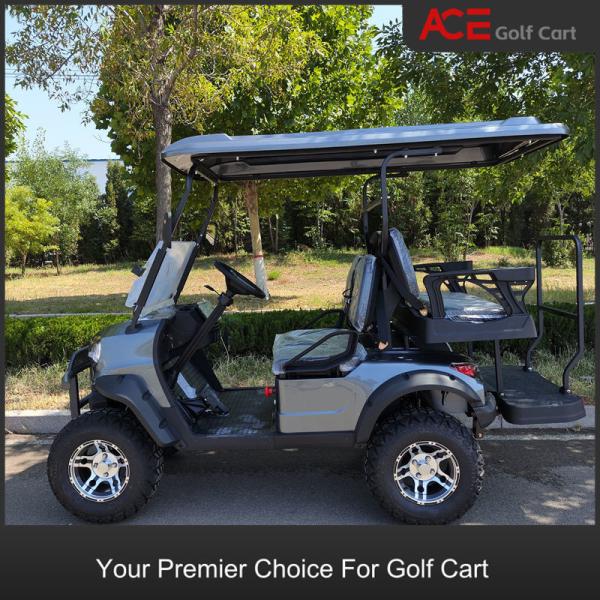 Off Road Club 4 lugares Golf Buggy Custom Golf Car Cor prateada