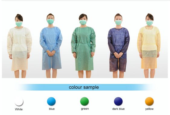 Blue Disposable Protective Coveralls With Dry And Ventilated Warehouse Storage