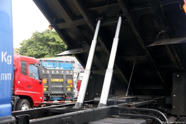Mini camión de descarga de basura de 18 toneladas y tres anillos de 160 CV 4x2 4m de 8 marchas (EU3-6 Nacional 3-6)