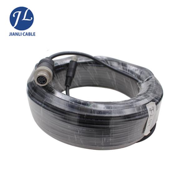 Waterproof Aviation Cable 4 Pin Mini Din Plug For Car Reserving Camera