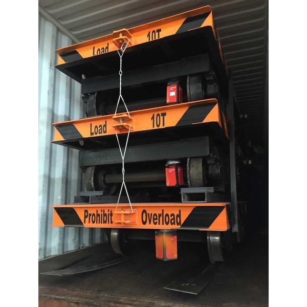 Рельс доставки груза моторизовал сталь Q235 или Q345 тонны вагонетки 6 передачи слабую