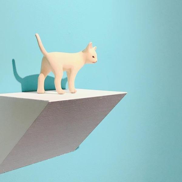 OEM Large Wooden Carved Animals Sculpture Exhibition No Damage