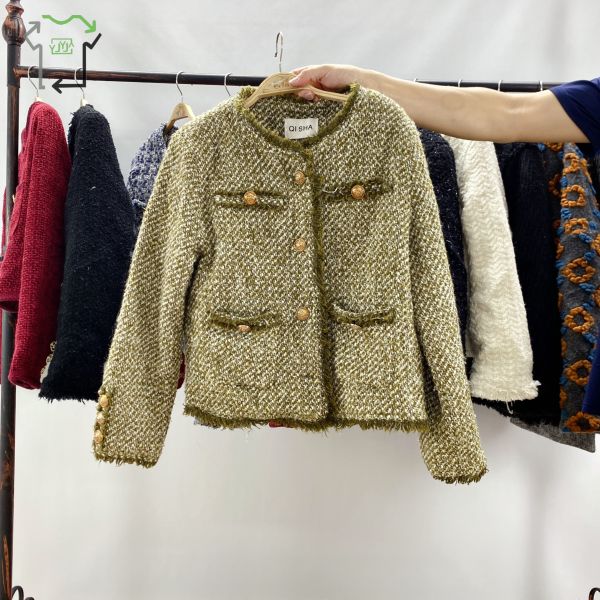 Warm Used Winter Clothing Small Fragrance Fashion Thick Used Womens Winter Coats