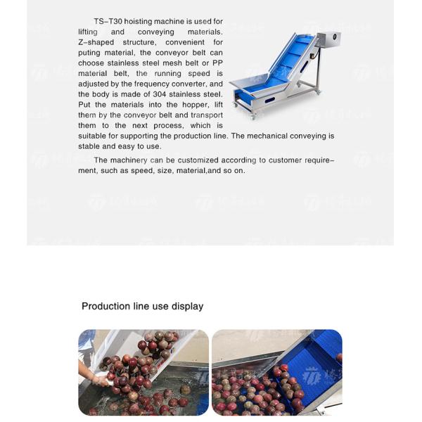 Машина 1500KG/H пузыря ролика шерстей фрукта и овоща очищая