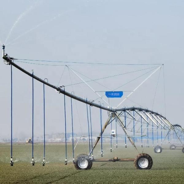 Portable Mobile Control Agricultural Irrigation System 2200 KG Farms Movable Center Pivot Metal Gearbox Bearing Used Sale