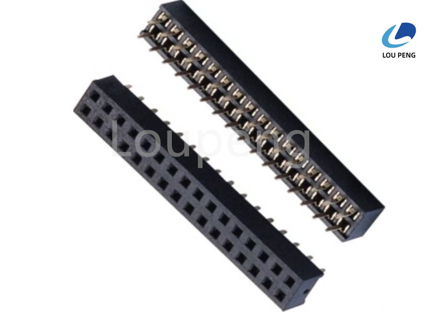 40 C to 105 C Female Header Connector Contact Resistance 30mΩ Max Ensuring Long Term Reliability and Electrical Stability