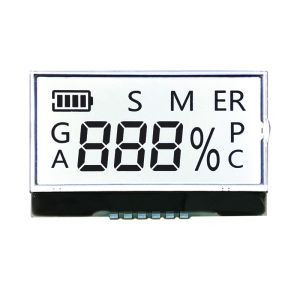 Industrial Voting Machine LCD TN Segment Display Seven Segment Eight Shape COG With Pins Factory