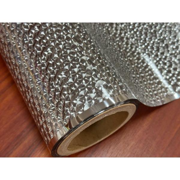 Película de laminado 3D de lente Bopp, película de laminado holográfico para la industria de artesanía de regalos