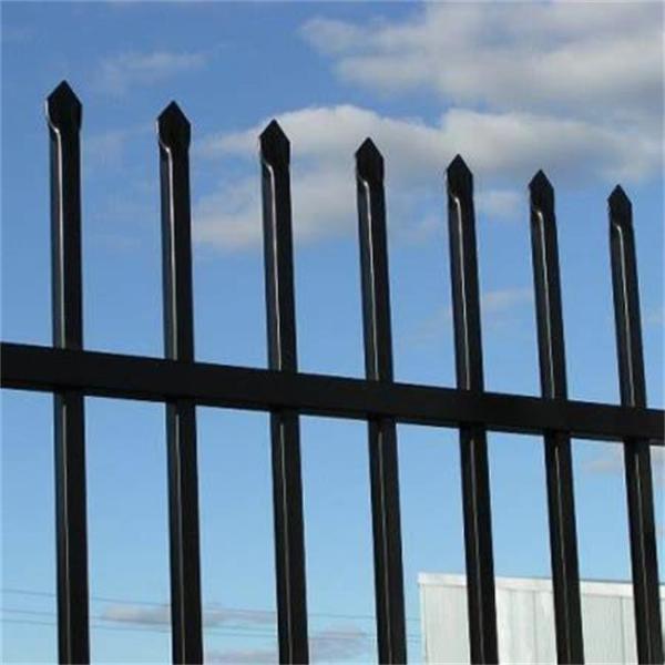 3.0mm  4.0mm PVC Metal Palisade Fencing Height 1m To 6m