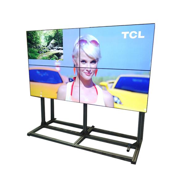 Indoor Splicing LCD Video Wall Floor Standing Mount VGA / DVI / HDMI Input