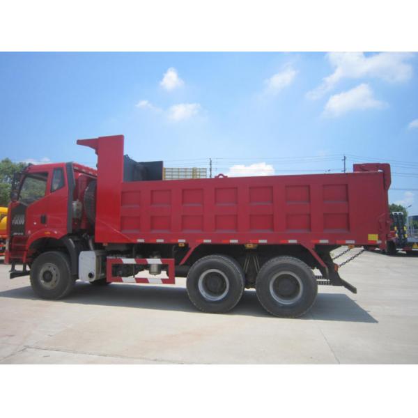 Используемая тележка Tipper RHD цилиндров FAW стандарта эмиссии 6 ЕВРО II кабины режима привода самосвалов 6×4 плоская