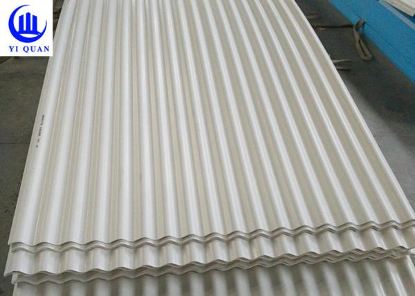 Folha plástica ondulada industrial dois de Upvc de 3 camadas trapezoidalmente
