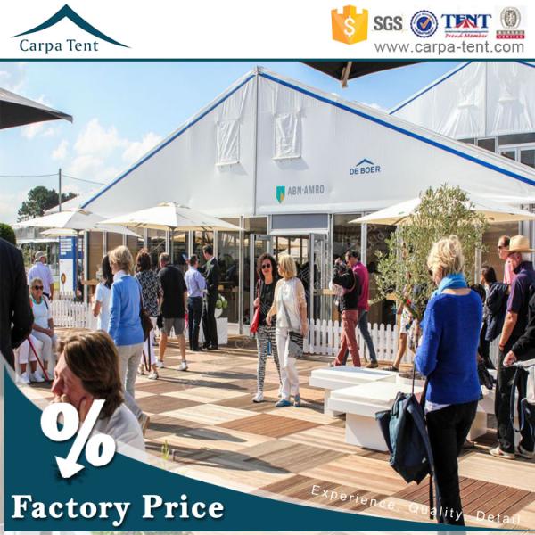 Waterproof PVC Coated Exhibition Tents , 600 Seater Outdoor Event Tents