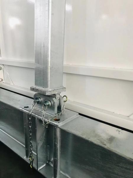 Instalações de construção 2200 mm Plataforma de carga fixa com porta-malas compacta