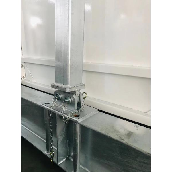 Crane Loading Deck Designed for Multi Story Construction with Easy Pull Push System and Secure Locking for Safe Operations