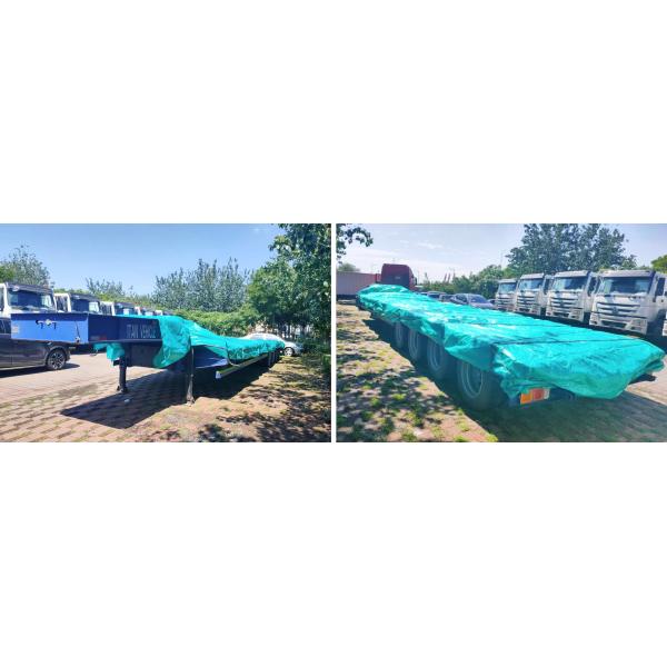 2023 TITAN Best Selling 4 Axle 80-100 Ton Excavator Lowbed Semi Heavy Haul Trailer for Sale Manufacturers