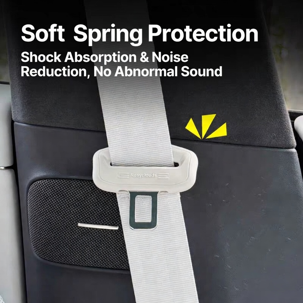 For Xiaopeng G6/G9/P7+/M03 Safety Belt Silicone Protective Cover Anti-collision Card Head Interior Accessories
