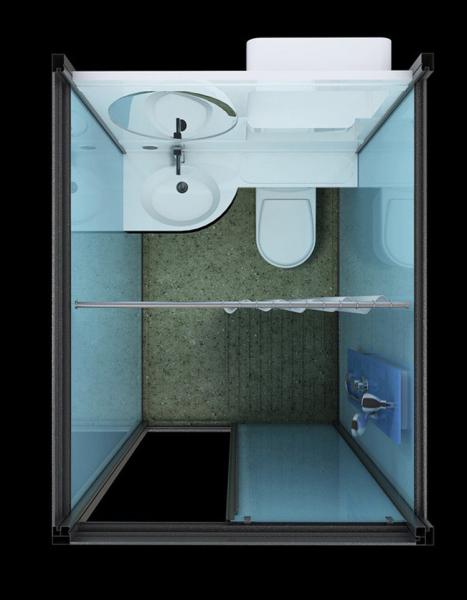 all in one bathroom units Prefab Bathroom integrated bathroom suit/unit/room/cabin/set