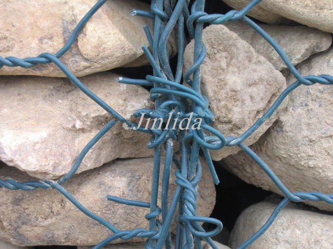 Автоматический PVC машины управлением 80*100mm Gabion PLC покрыл коробки Gabion