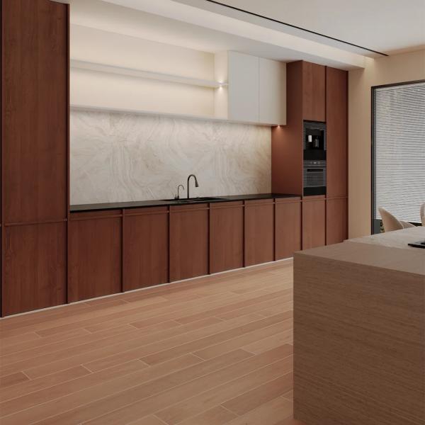 Kitchen Furniture Factory Kitchen Cabinets Modern New Home Furniture Solid Wood Finish Design Kitchen Cabinets Basic Customization