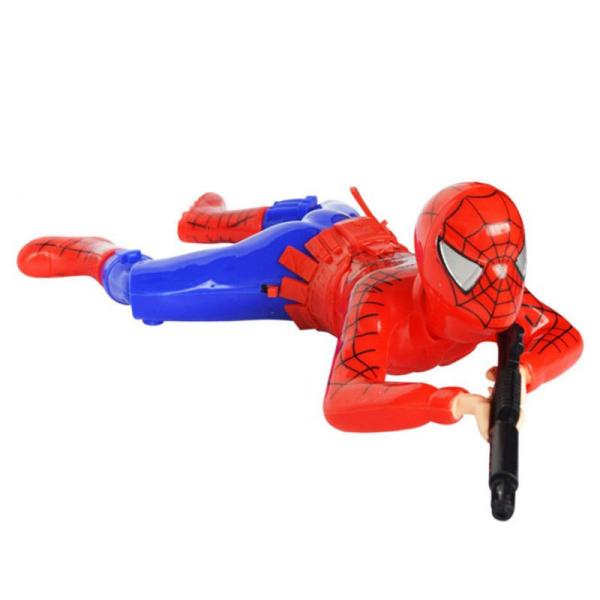 Children's Glowing Sound Crawling Prank Toy Finished Goods Electric Spider Superhero