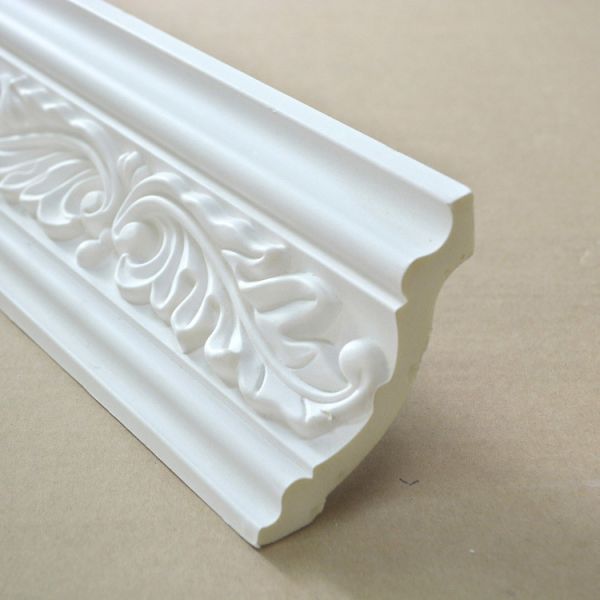 Wholesale Polyurethane Cornice Mould with Moisture Proof Anti-Insects Properties and 2.4m Length for Indoor Decoration