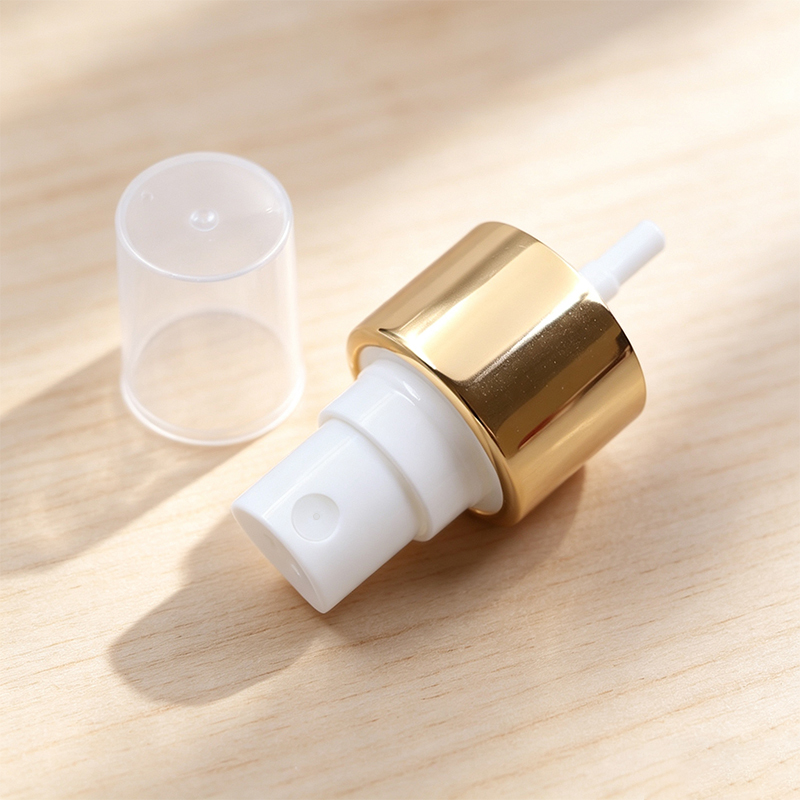 0.12ml Gold Aluminum-Plastic Pump Sprayer Perfume Mist For Bottle Cosmetic Packaging 24/410