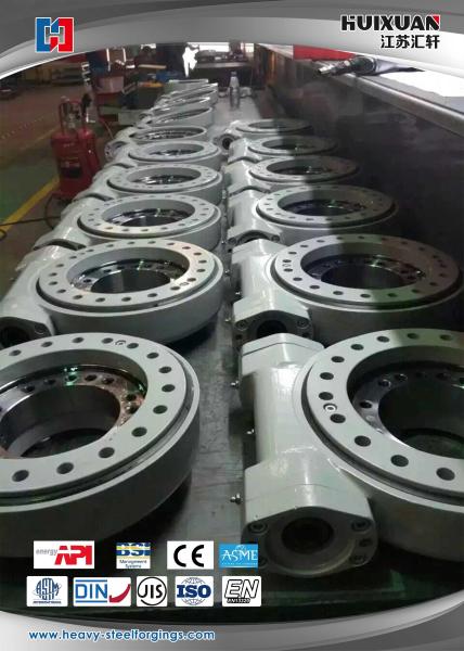 Heat Treatment Alloy Steel Forgings 1000mm Solar Energy Slewing Ring Bearing
