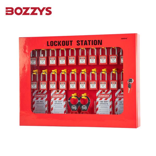 Customized Lockout Kit Station , Durable Lockout Tagout Storage Cabinets