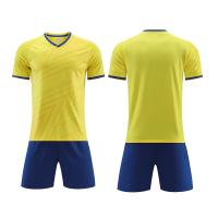 Camiseta de formação ocasional vermelha azul amarela do futebol da camisa lisa cor-de-rosa da camiseta de futebol T