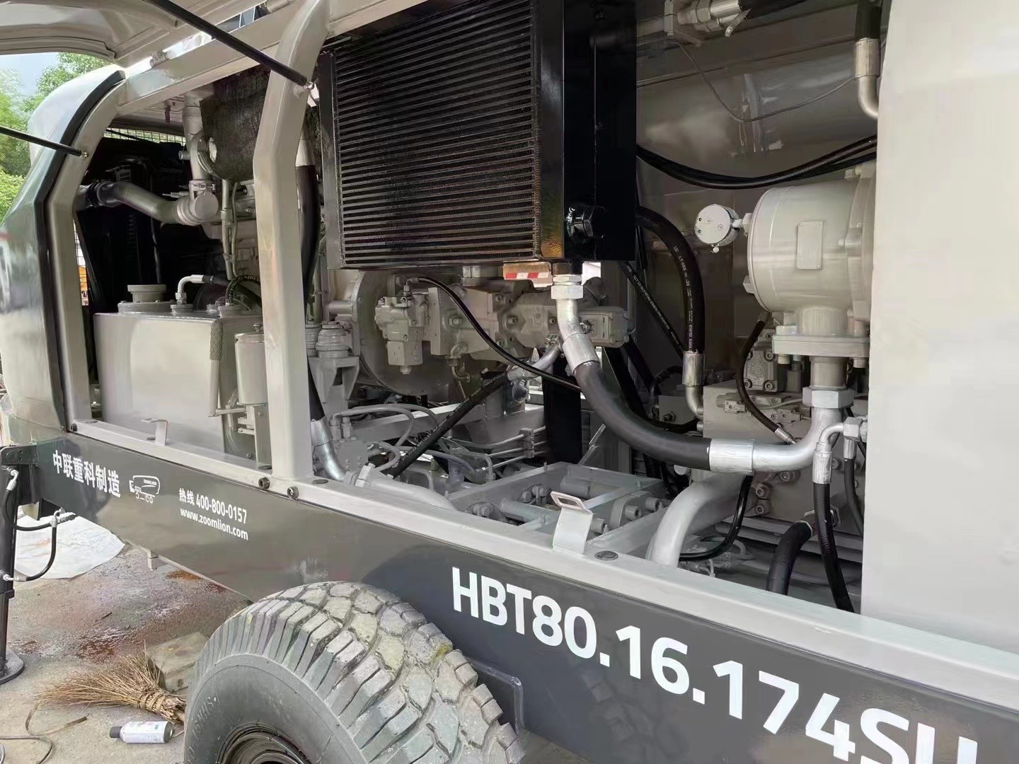 Приведенная система управления PLC насоса HBT80 HBT90 трейлера Zoomlion Shacman