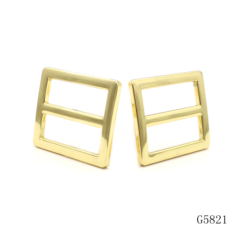 26mm Strap Adjuster Buckle Tri Glide Zinc Alloy Buckle Gold