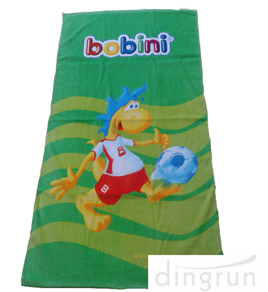 Beautiful Promotional Products Beach Towels Cartoon Design Printing For Children