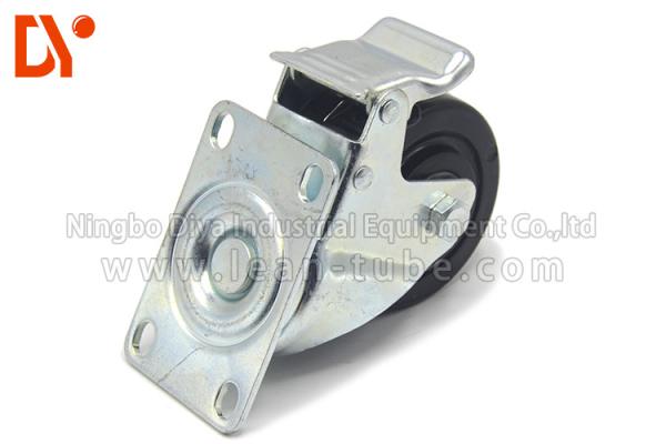 Logistic Equipment Plastic Cart Wheels  and Swivel Castor Wheels Corrosion Resistance