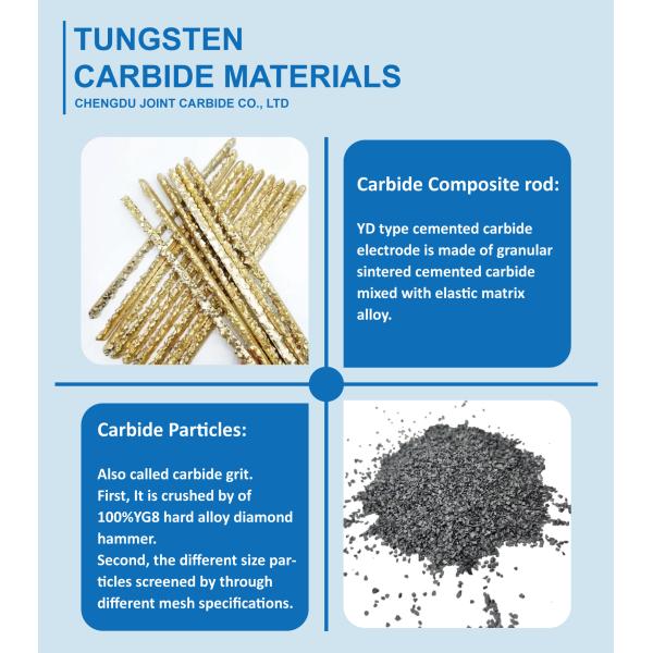 100% Purity Tungsten Carbide Particles WC Particle Size Irregular Particles Chemical Formula 0.35-9mm or Mesh