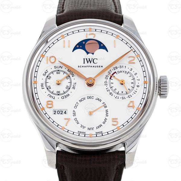 IWC Portugieser IW503307 Super Clone 44mm Blue Dial Perpetual Calendar Watch