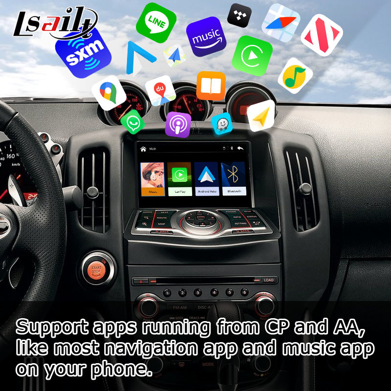 Отражать экрана подъема экрана беспроводного carplay андроида Nissan 370z IT06 автоматический