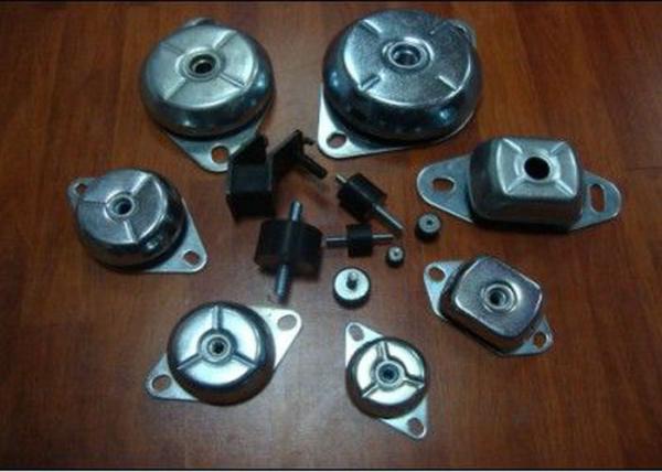 Custom Molded Rubber Shock Mounts with 40-60 Shore A Hardness and NBR Material for Industrial Vibration Dampening