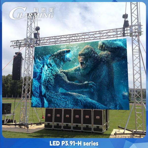 P3.91 H Series Outdoor LED Wall Display Aluguel de tela Vídeo Sexy Para DJ Stage