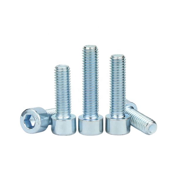 GB70 White Blue Zinc Hex Round Head Galvanizing Screw Hexagon Socket Head Screw M5 Hot Item in Metric Measurement System