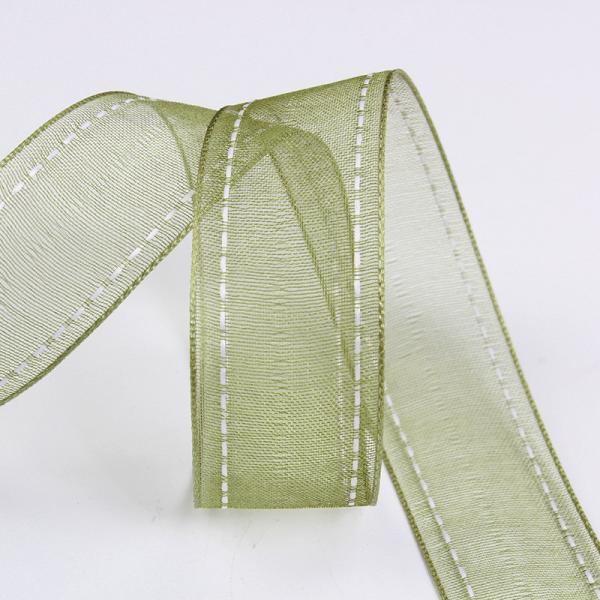 25мм покрытие 38мм сшитая полиэстерная лента для цветочных подарков