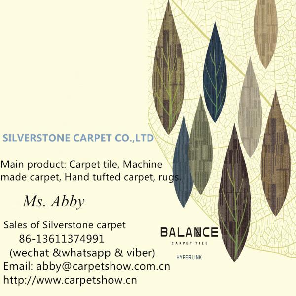 50*50cm Tufted Modern Office PP Carpet Tile with Beautiful Color