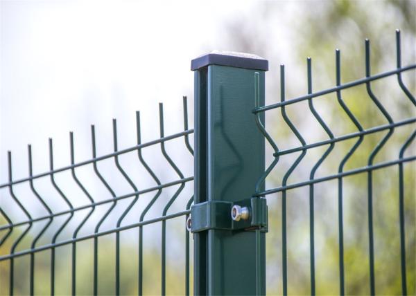Wire Mesh Fence Panels Coated Blue and Dark Green With Powder Coated 2230mm x 2500mm
