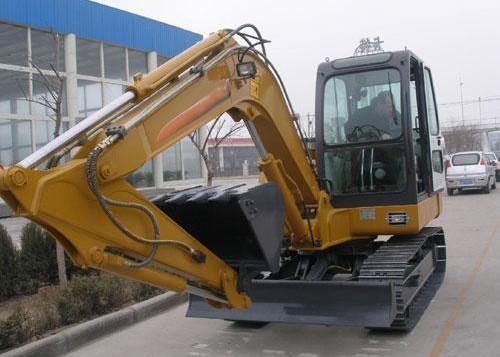 Hydraulic Heavy Construction Vehicles , Wheel Loader Excavator 34 Mpa Working Pressure
