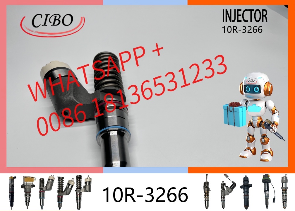 original 10R-3266 Diesel Engine Fuel Injector for   C17 C27 C15 C18 C32 773F 773G 775F 775G AD30 AD55B Replacement for OEM 253-0617 374-0751 original new injector