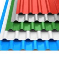 0,2 X 914 mm Chapa Ondulada de Aço Galvanizado Placa Verde